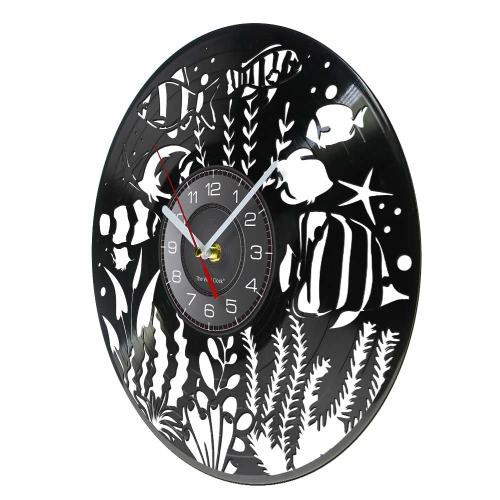 Reloj de Pared de Vinilo con D - Aquarium Marine World reseña y precio