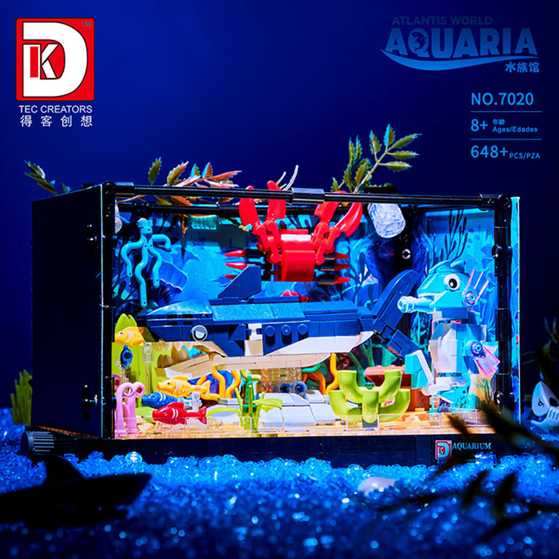 Bloques de construcción de tan - Aquarium Marine World reseña y precio
