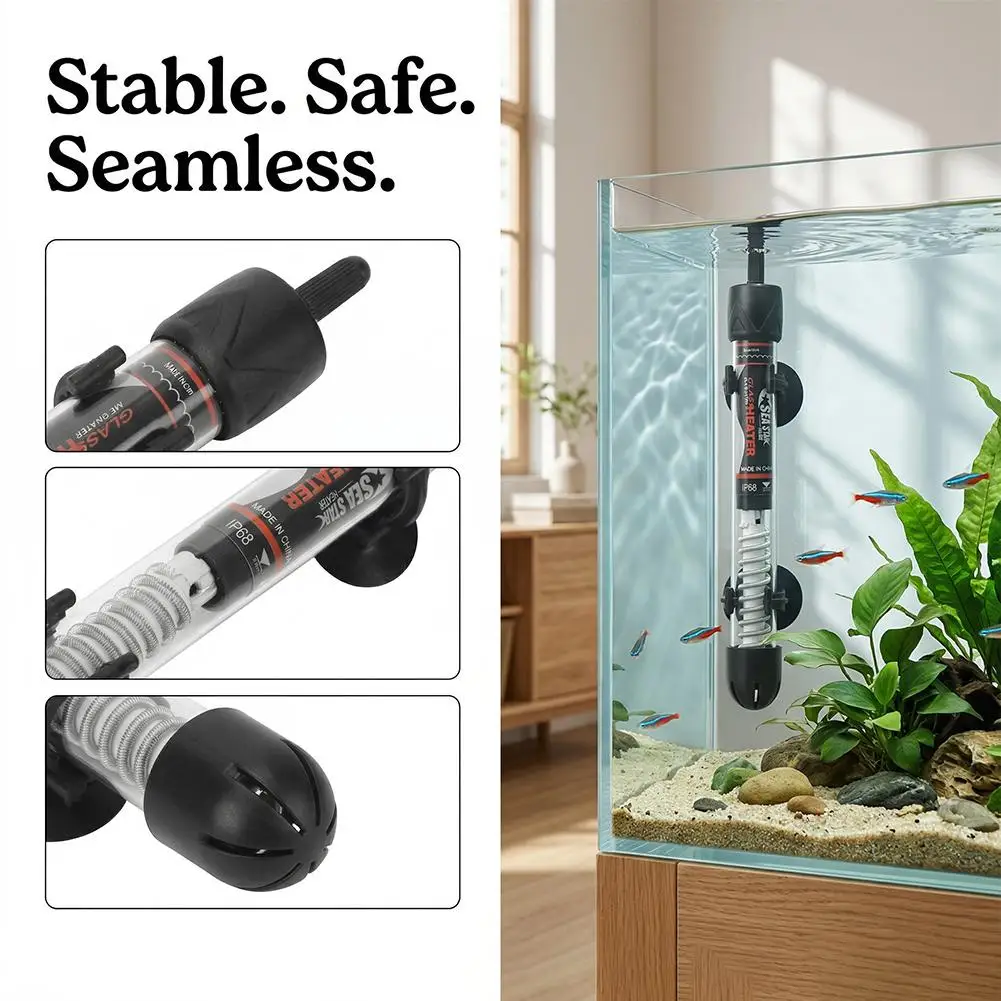 Calentador de Acuario Ajustabl - Marine Aquarium Heater reseña y precio