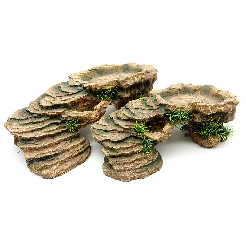 Plataforma de apoyo para Tortu - Aquarium Marine Rock reseña y precio