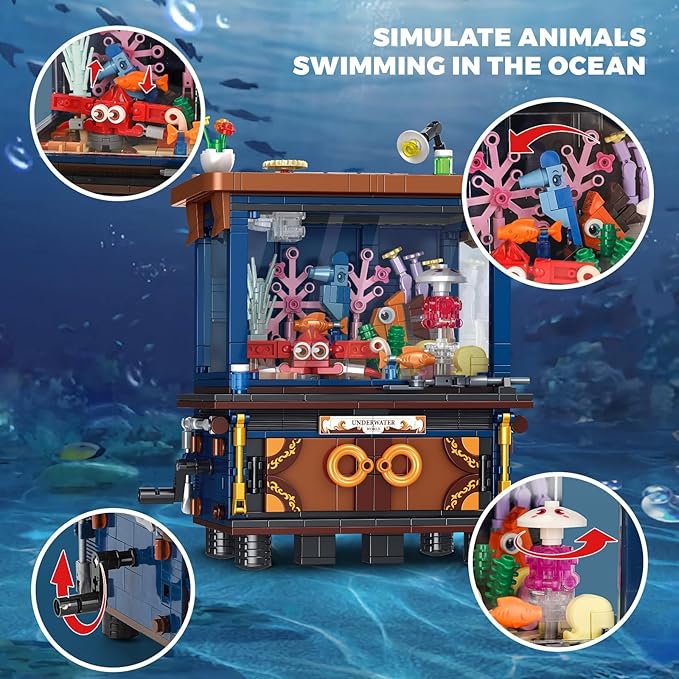 Kits de bloques de construcció - Aquarium Marine World reseña y precio