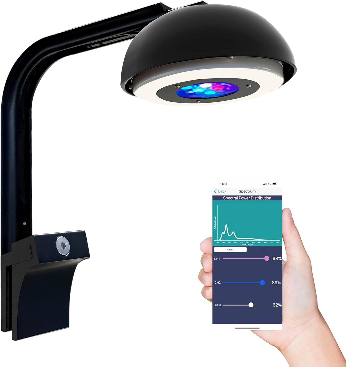 Lámpara LED Inteligente para A - Marine Aquarium App reseña y precio