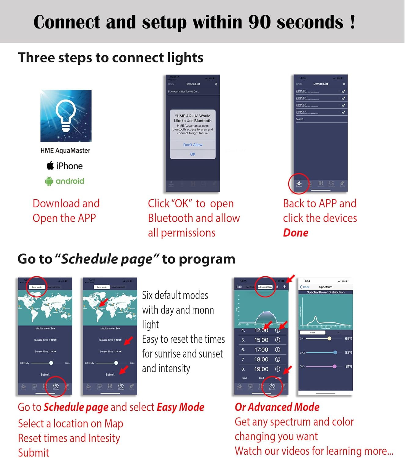 Lámpara LED Inteligente para A - Marine Aquarium App reseña y precio
