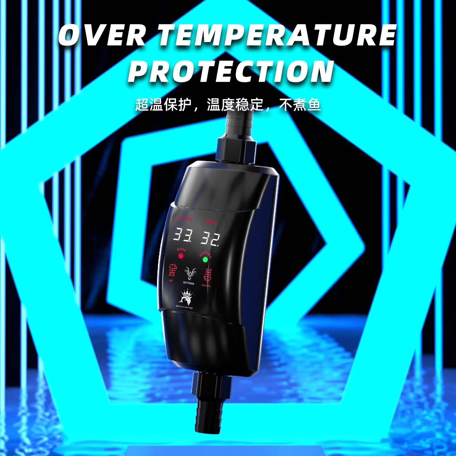 Varilla calefactora externa de - Marine Aquarium Heater reseña y precio