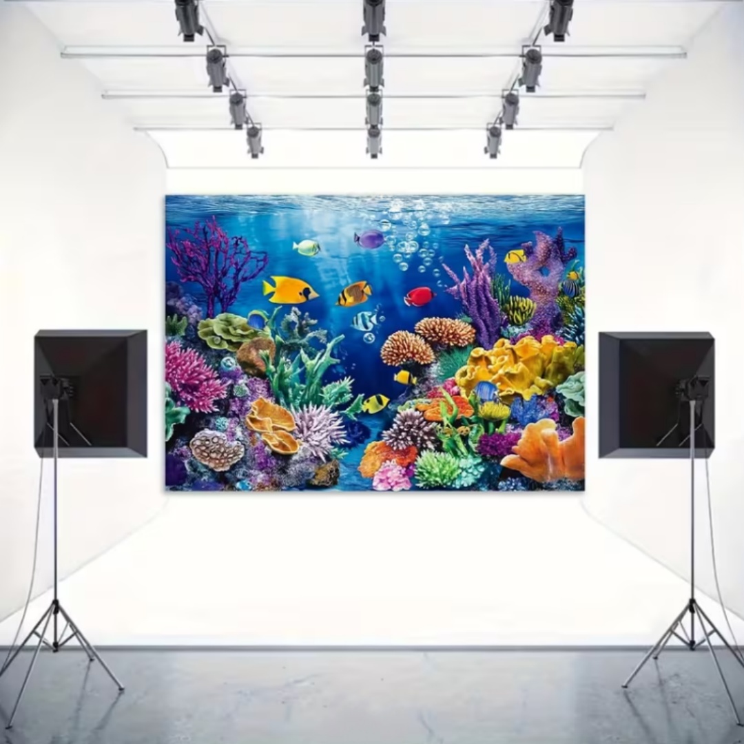 Fondo Decorativo con Temática  - Aquarium Marine World reseña y precio