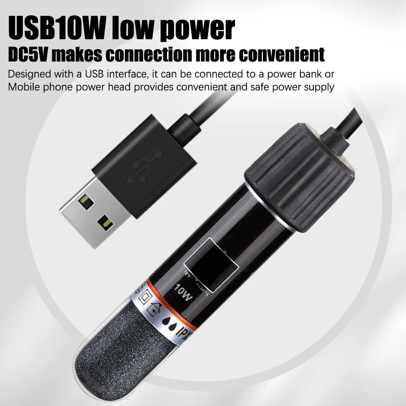 USB 26 ° Calentador de Inmersi - Marine Aquarium Heater reseña y precio