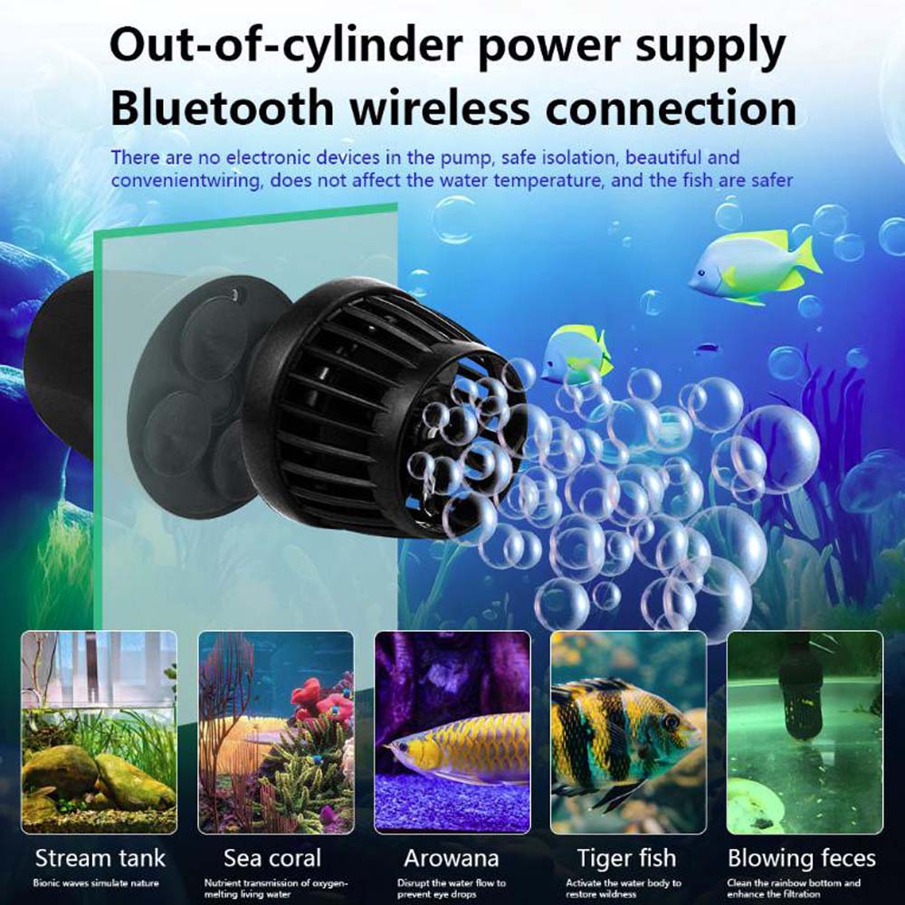 DMP-10/15 Smart Wave Maker Blu - Marine Aquarium App reseña y precio