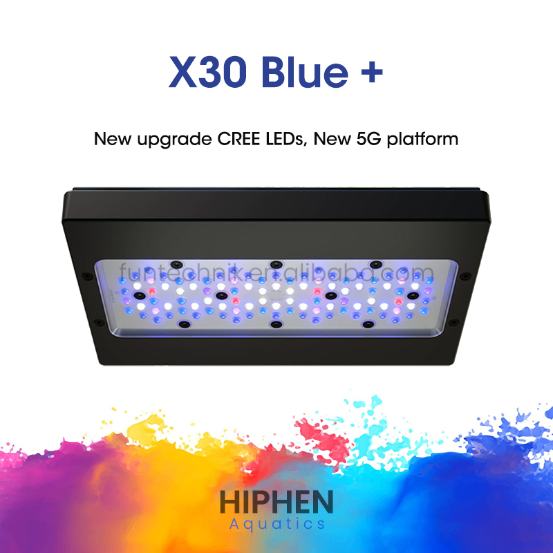 X30 Blue+ Smart 215W Iluminaci - Marine Aquarium App reseña y precio